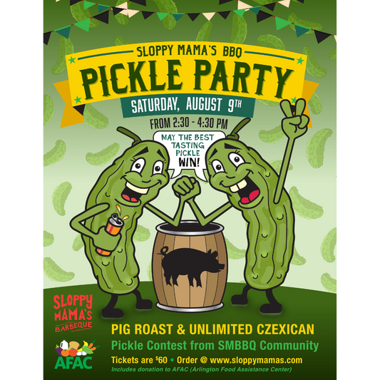 1st Annual Pickle Party in Support of the Arlington Food Assistance Center (AFAC)